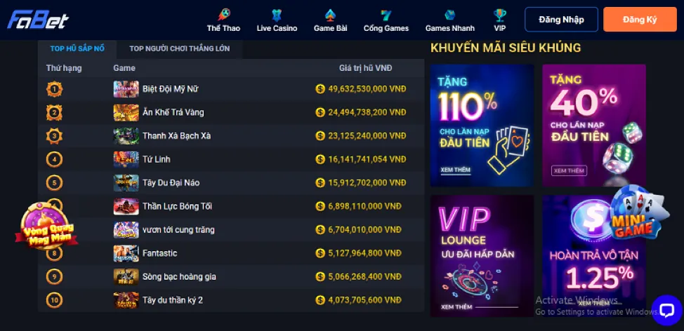 Giải trí trực tiếp ab77 login